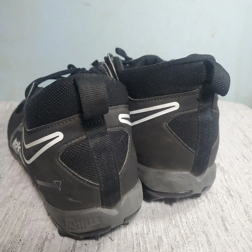 Nike Fast Flex‎ Alpha Mens Football Cleats Sz 11 Black White CV0582-010